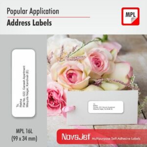 NovaJet Multipurpose Label 16L-99 x 34 - MPL16L