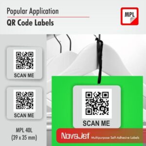 NovaJet Multipurpose Label 40L-39 x 35 WR - MPL40L
